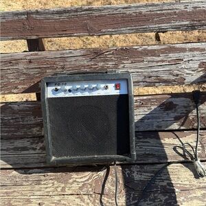 Black Portable Audio Amplifier